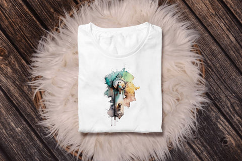 Watercolor Door Handle Clipart Bundle Sublimation Regulrcrative 