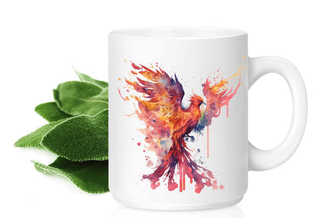 Watercolor Fire Phoenix Clipart Bundle Sublimation Regulrcrative 