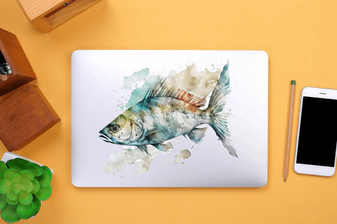 Watercolor Fish Bone Clipart Bundle Sublimation Regulrcrative 