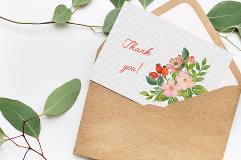 Watercolor Floral Clipart, Roses And Leaves PNG Bundle Sketch DESIGN Yuliya 