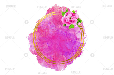 Watercolor Floral Sublimation Background Bundle Sublimation Regulrcrative 