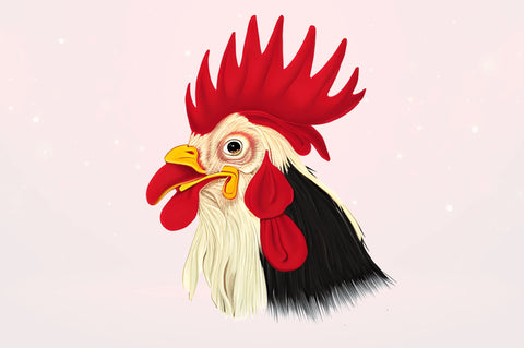 Watercolor Funny Chicken Clipart Bundle Sublimation Regulrcrative 