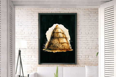 Watercolor Haystack Clipart Bundle Sublimation Regulrcrative 