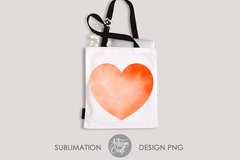 Watercolor hearts, sublimation designs SVG Artisan Craft SVG 