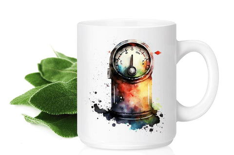 Watercolor Indicator Gas Tank Clipart Bundle Sublimation Regulrcrative 