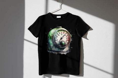 Watercolor Indicator Gas Tank Clipart Bundle Sublimation Regulrcrative 