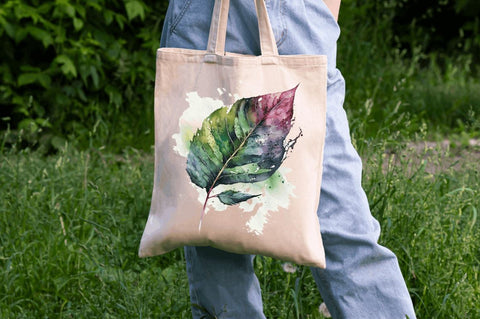 Watercolor Leave Clipart Bundle Sublimation Regulrcrative 