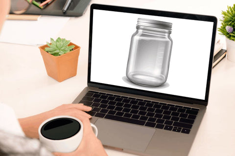 Watercolor Mason Jar Clipart Bundle Sublimation Regulrcrative 