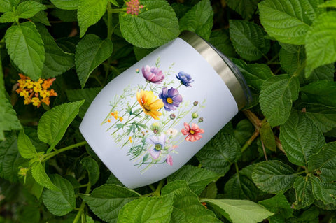 Watercolor Meadow Flowers Sublimation Regulrcrative 