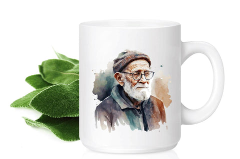Watercolor Old Man Clipart Bundle Sublimation Regulrcrative 
