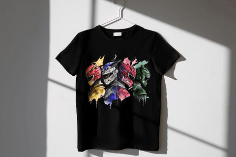 Watercolor Power Rangers Clipart Bundle Sublimation Regulrcrative 