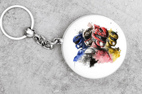 Watercolor Power Rangers Clipart Bundle Sublimation Regulrcrative 