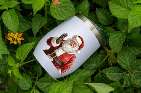 Watercolor Santa Claus Clipart Bundle Sublimation Regulrcrative 