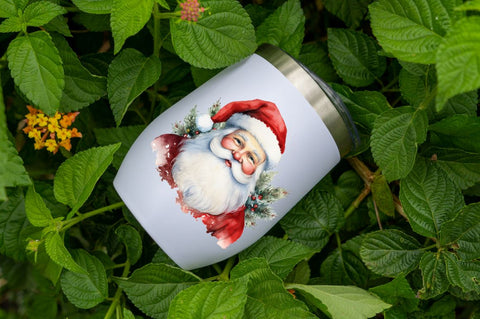 Watercolor Santa Claus Clipart Bundle Sublimation Regulrcrative 