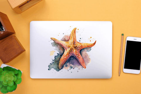 Watercolor Starfish Clipart Bundle Sublimation Regulrcrative 