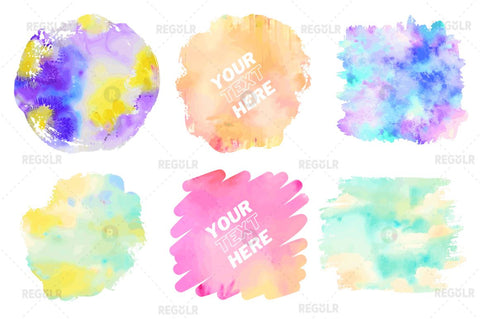 Watercolor Sublimation Background Bundle Sublimation Regulrcrative 