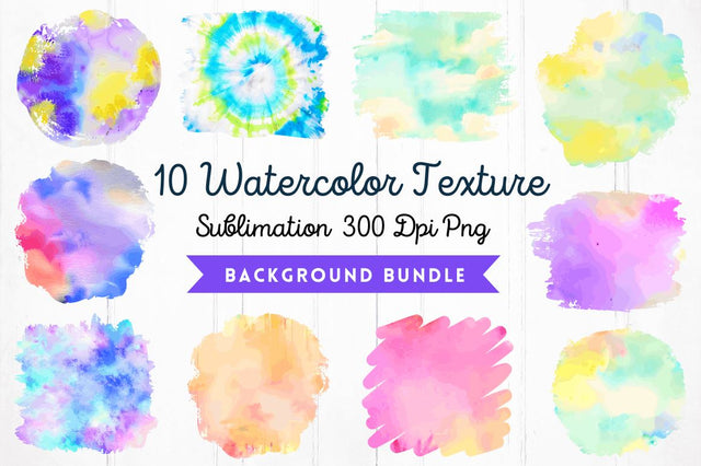 Watercolor Sublimation Background Bundle Sublimation Regulrcrative 