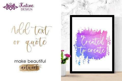 Watercolor Sublimation Backgrounds Bundle Paint splash, watercolor splashes png, paint splash png, paint splatter png, Sublimation Backgrounds, watercolor splotch, watercolor texture, sublimation bundle, design elements, watercolor splash background Sublimation KatineDesign 