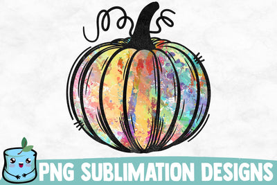 Watercolor Sublimation Pumpkin Sublimation MintyMarshmallows 