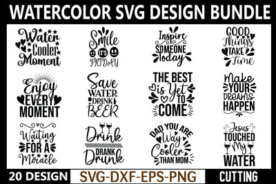 watercolor SVG design bundle SVG designer krishna 
