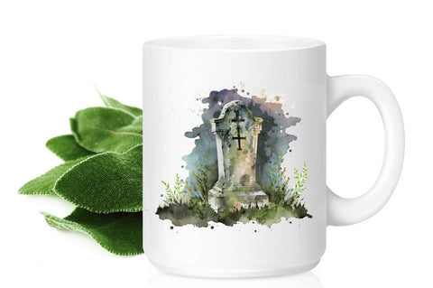 Watercolor Tombstone Clipart Bundle Sublimation Regulrcrative 