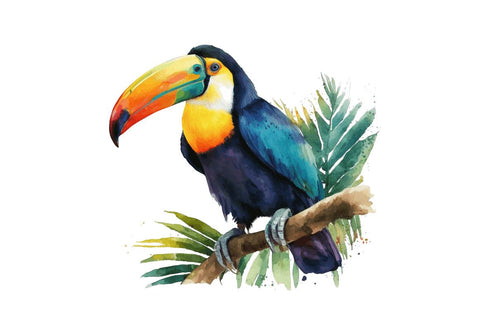 Watercolor Toucans Clipart Bundle Sublimation Regulrcrative 