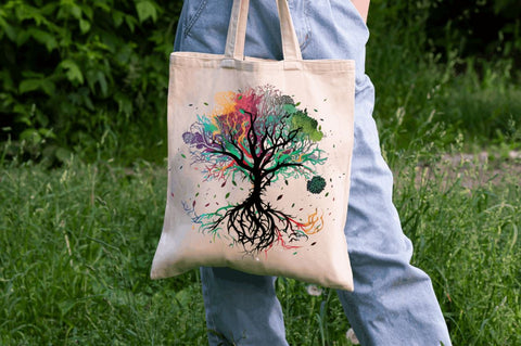 Watercolor Tree of Life Clipart Bundle Sublimation Regulrcrative 