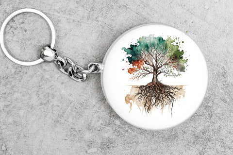 Watercolor Tree Roots Clipart Bundle Sublimation Regulrcrative 