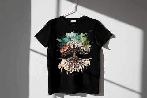 Watercolor Tree Roots Clipart Bundle Sublimation Regulrcrative 