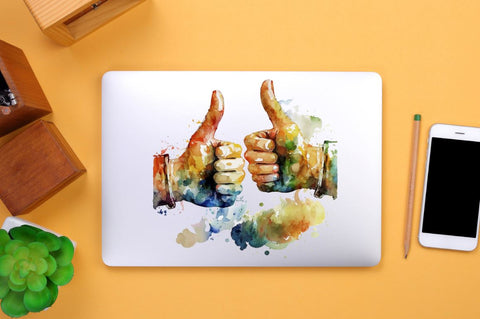 Watercolor Two Thumbs Up Clipart Bundle Sublimation Regulrcrative 