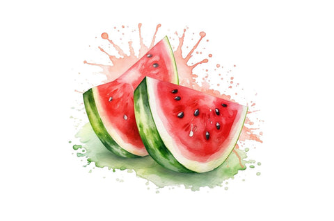 Watercolor Watermelon clipart Bundle Sublimation Regulrcrative 