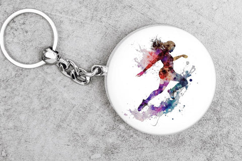 Watercolor Woman Figure Skating Clipart Bundle Sublimation Regulrcrative 