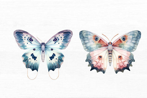 Watercolour Mystical Moth clipart Sublimation Regulrcrative 