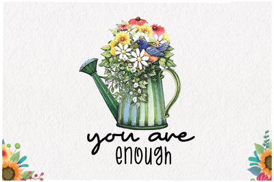 Watering Can and Flower in Pot Sublimation Sublimation Jagonath Roy 