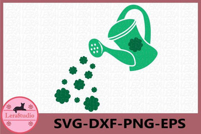 Watering can Clover Svg SVG Lerastudio 