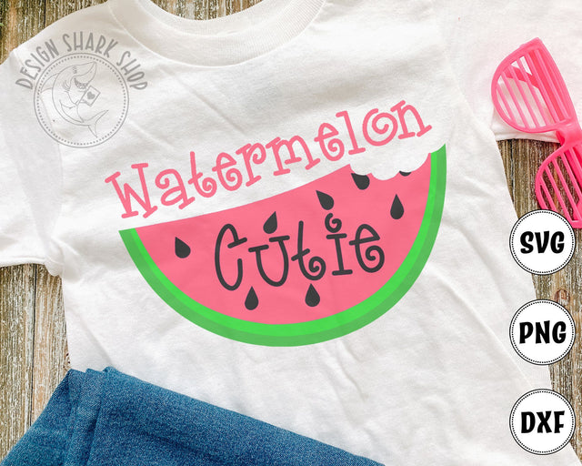 Watermelon Cutie SVG Design Shark 