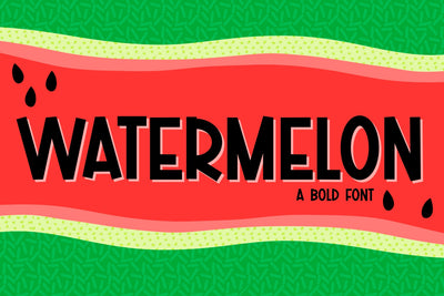 Watermelon Font Kitaleigh 