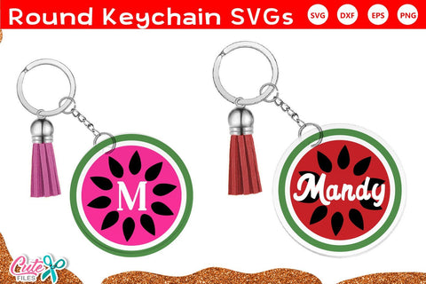 Watermelon keychain SVG file for crafter SVG Cute files 