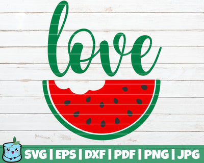 Watermelon Love SVG MintyMarshmallows 