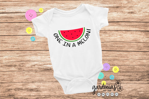 Watermelon One in a Melon SVG SVG Gardenias Art Shop 