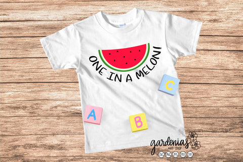 Watermelon One in a Melon SVG SVG Gardenias Art Shop 