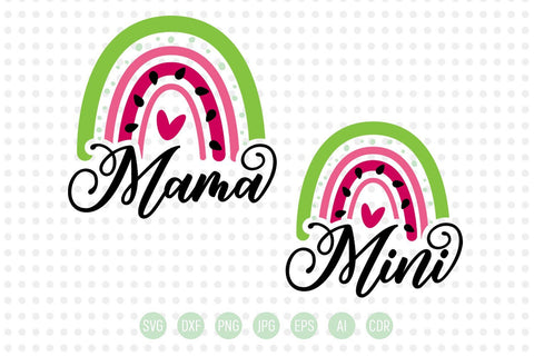 Watermelon Rainbow SVG SVG VectorSVGdesign 