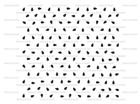 Watermelon seeds SVG TribaliumArtSF 
