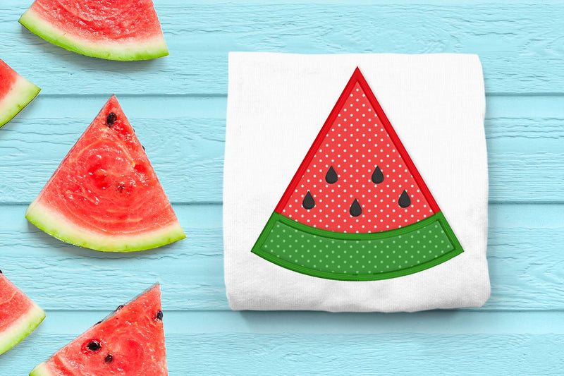 Watermelon Slice Applique Embroidery Embroidery/Applique DESIGNS Designed by Geeks 