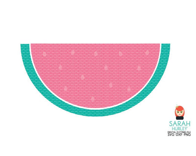 Watermelon Slice SVG Sarah Hurley 