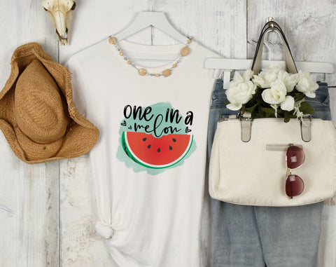 Watermelon Sublimation Designs Bundle, 6 Watermelon PNG Files, Funny Watermelon PNG, One In A Melon PNG Sublimation HappyDesignStudio 