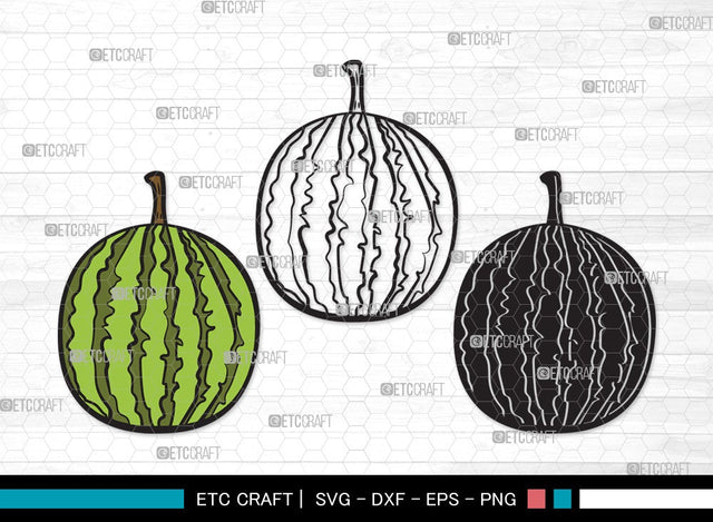 Watermelon SVG | Watermelon Svg | Watermelon Slice Summer Svg | Fruit Svg | Watermelon Clipart SVG ETC Craft 