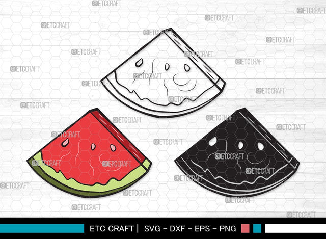 Watermelon SVG | Watermelon Svg | Watermelon Slice Summer Svg | Fruit Svg | Watermelon Clipart SVG ETC Craft 