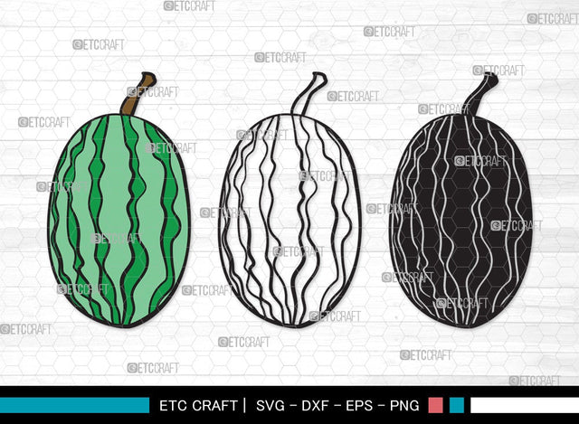 Watermelon SVG | Watermelon Svg | Watermelon Slice Summer Svg | Fruit Svg | Watermelon Clipart SVG ETC Craft 