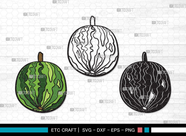 Watermelon SVG | Watermelon Svg | Watermelon Slice Summer Svg | Fruit Svg | Watermelon Clipart SVG ETC Craft 